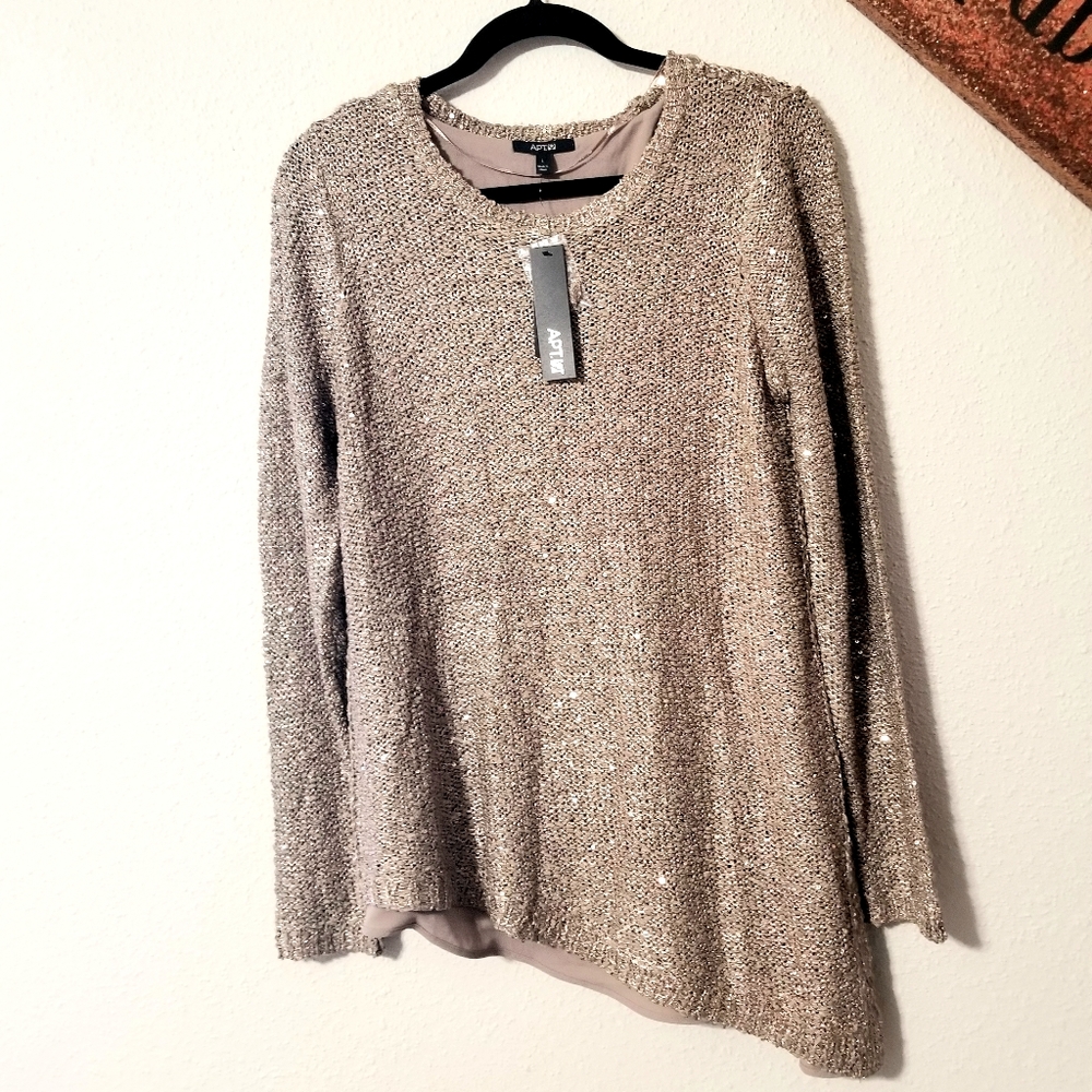 Sequin Shimmer Sweater